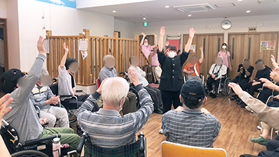 デイホーム孫の手・こまいぎ　秋の大運動会イベントの様子