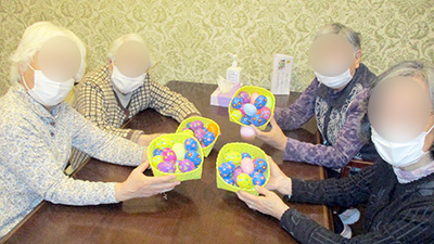 デイホーム孫の手・宮ひがし 孫の手・イースターイベントの様子