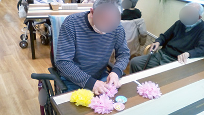 デイホーム孫の手・さの 宝探しイベントの様子