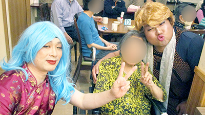 デイホーム孫の手・宮ひがし　スナック孫の手イベントの様子