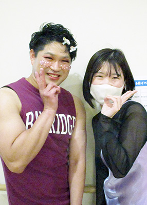 デイホーム孫の手・宮ひがし　スナック孫の手イベントの様子