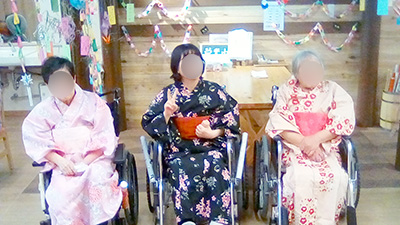 デイホーム孫の手・あらまき　七夕まつりの様子