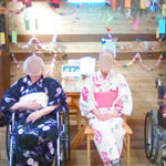 デイホーム孫の手・あらまき　七夕まつりの様子