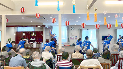 デイホーム孫の手・宮ひがし　夏祭りの様子
