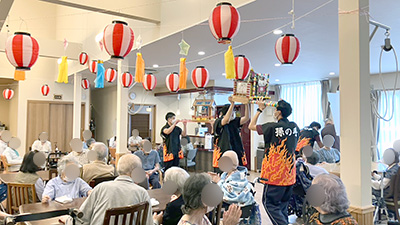デイホーム孫の手・宮ひがし　夏祭りの様子