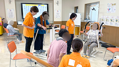 シニアパークジム パンパカパーン プレオープン 無料体験会の様子