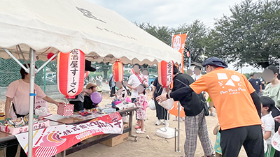 かさかけ 笠懸町6区夏祭りの様子