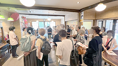 デイホーム孫の手・おおた　鴻巣市民生委員様ご視察の様子