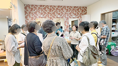 デイホーム孫の手・おおた　鴻巣市民生委員様ご視察の様子
