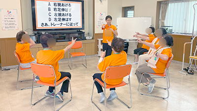 シニアパークジムパンパカパーン オープンの様子