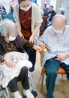 デイホーム孫の手・あらまき 運動会の様子