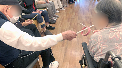 デイホーム孫の手・こまいぎ 運動会の様子