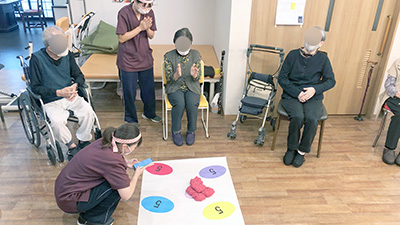 デイホーム孫の手・こまいぎ 運動会の様子