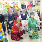 デイホーム孫の手・宮ひがし　アフリカンダンスイベントの様子