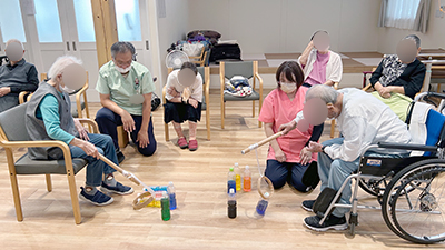 ずっと孫の手・おおた 敬老の日イベントの様子