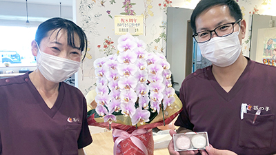 デイホーム孫の手・こまいぎ 開所8周年記念 和太鼓イベントの様子