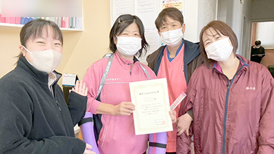 孫の手 『magotama』受賞者表彰の様子