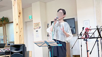 ずっと孫の手・おおた　スマイルコーラス様ご来所の様子