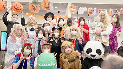 デイホーム孫の手・宮ひがし ハロウィンイベントの様子