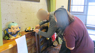 デイホーム孫の手・宮ひがし　宝探しイベントの様子