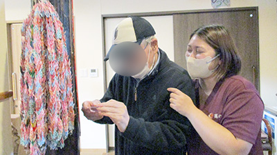 デイホーム孫の手・宮ひがし　宝探しイベントの様子