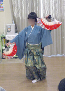 デイホーム孫の手・宮ひがし 日本舞踊鑑賞イベントの様子