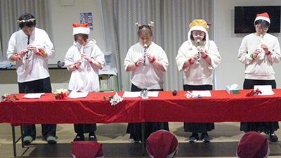 デイホーム孫の手・宮ひがし　クリスマス会の様子