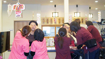 デイホーム孫の手・宮ひがし 新年会の様子