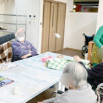 デイホーム孫の手・おおた　バレンタイン＆豆まきイベントの様子