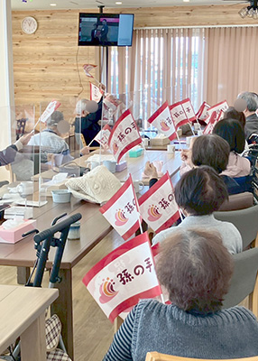 孫の手　TOKYO PRO Market 上場セレモニーの様子